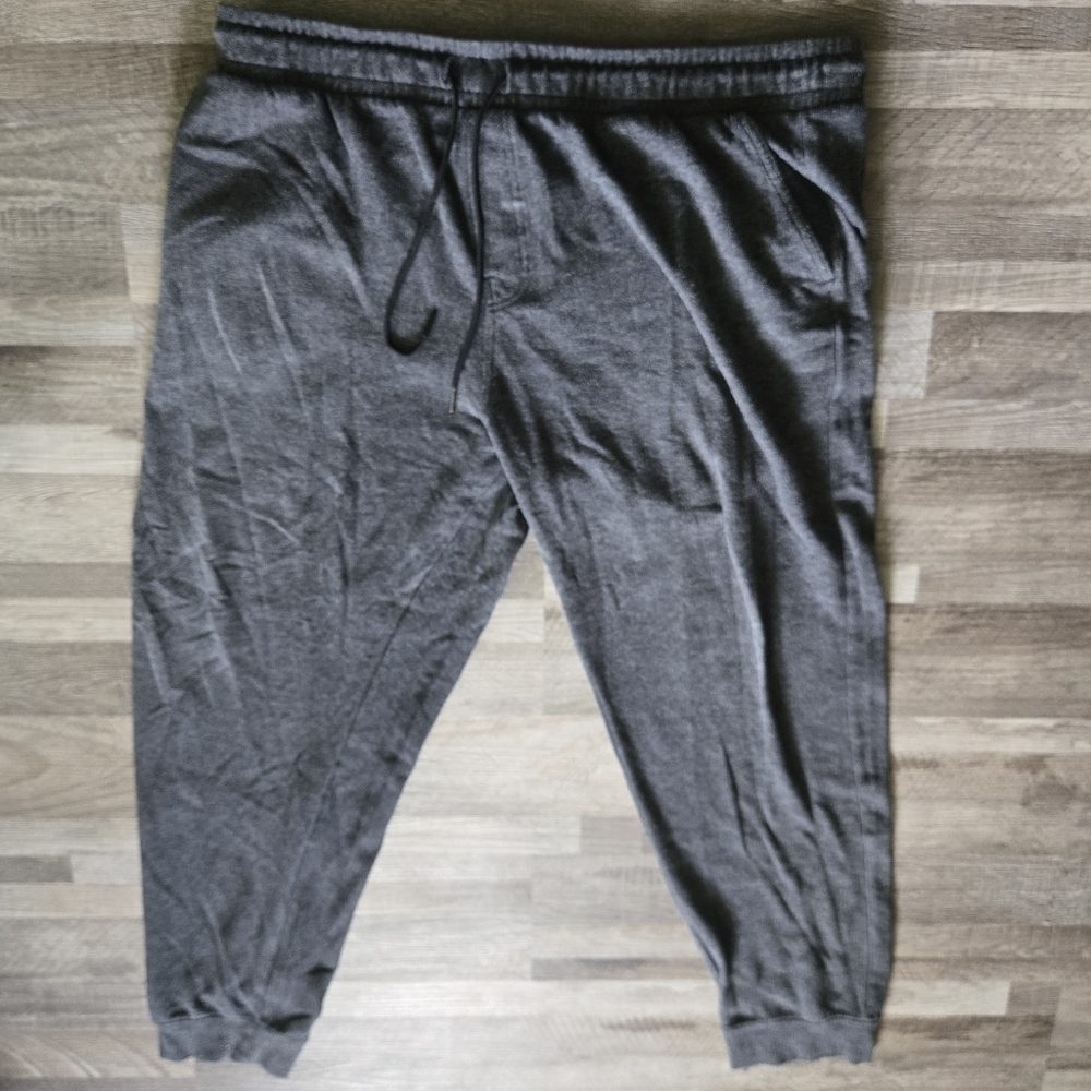 Ripzone XL Charcoal Grey Joggers Drawstring Casual Athletic Lounge Minimalist